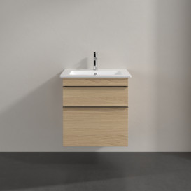 Тумба під раковину Villeroy & Boch Venticello 55,3х50,2 см ДСП північний дуб/ручка хром A92301VJ