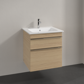 Тумба під раковину Villeroy & Boch Venticello 55,3х50,2 см ДСП північний дуб/ручка хром A92301VJ
