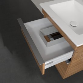 Тумба под раковину Villeroy & Boch Venticello 55,3х50,2 см ДСП дуб канзас/ручка хром A92301RH