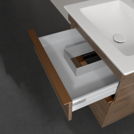 Тумба под раковину Villeroy & Boch Venticello 55,3х50,2 см ДСП дуб аризона/ручка медь A92305VH