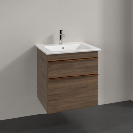 Тумба под раковину Villeroy & Boch Venticello 55,3х50,2 см ДСП дуб аризона/ручка медь A92305VH