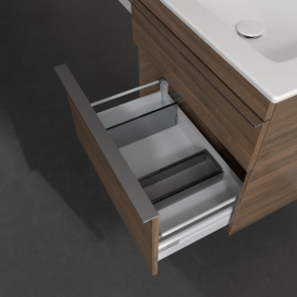 Тумба під раковину Villeroy & Boch Venticello 60,3х50,2 см ДСП дуб аризона/ручка хром A92401VH