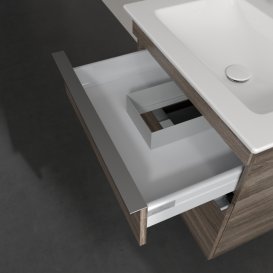 Тумба під раковину Villeroy & Boch Venticello 60,3х50,2 см ДСП кам'яний дуб/ручка хром A92401RK