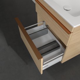 Тумба под раковину Villeroy & Boch Venticello 60,3х50,2 см ДСП северный дуб/ручка медь A92405VJ