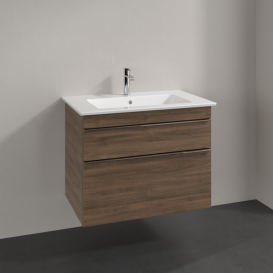 Тумба под раковину Villeroy & Boch Venticello 75,3х50,2 см ДСП дуб аризона/ручка хром A92501VH