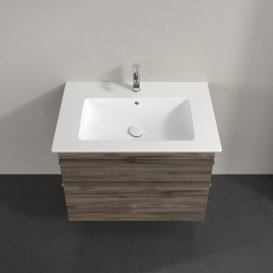 Тумба под раковину Villeroy & Boch Venticello 75,3х50,2 см ДСП каменный дуб/ручка хром A92501RK