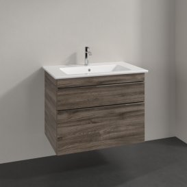 Тумба под раковину Villeroy & Boch Venticello 75,3х50,2 см ДСП каменный дуб/ручка хром A92501RK