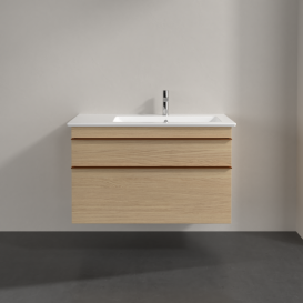 Тумба під раковину Villeroy & Boch Venticello 95,3х50,2 см ДСП північний дуб/ручка мідь A92805VJ