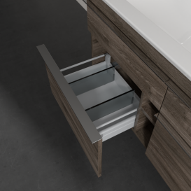 Тумба під раковину Villeroy & Boch Venticello 115,3х50,2 см ДСП кам'яний дуб/ручка хром A92901RK