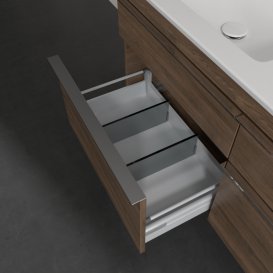 Тумба під раковину Villeroy & Boch Venticello 125,3х50,2 см ДСП дуб аризона/ручка хром A93001VH