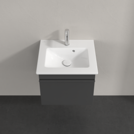 Тумба під раковину Villeroy & Boch Venticello 46,6х42,5 см МДФ глянсовий сірий/ручка хром A93101FP