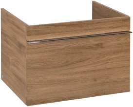 Тумба під раковину Villeroy & Boch Venticello 60,3х50,2 см ДСП дуб канзас/ручка хром A93301RH