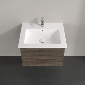 Тумба під раковину Villeroy & Boch Venticello 60,3х50,2 см ДСП кам'яний дуб/ручка хром A93301RK