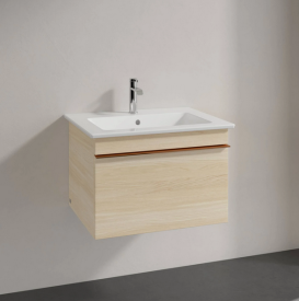 Тумба под раковину Villeroy & Boch Venticello 60,3х50,2 см ДСП вяз печатный/ручка медь A93305PN