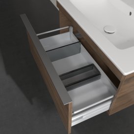 Тумба під раковину Villeroy & Boch Venticello 75,3х50,2 см ДСП дуб аризона/ручка хром A93401VH