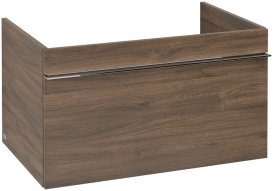 Тумба під раковину Villeroy & Boch Venticello 75,3х50,2 см ДСП дуб аризона/ручка хром A93401VH
