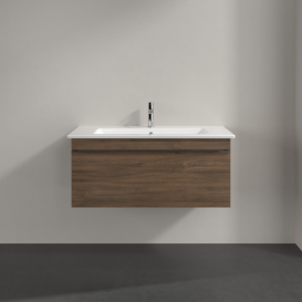 Тумба під раковину Villeroy & Boch Venticello 95,3х50,2 см ДСП дуб аризона/ручка хром A93501VH