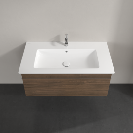 Тумба під раковину Villeroy & Boch Venticello 95,3х50,2 см ДСП дуб аризона/ручка хром A93501VH