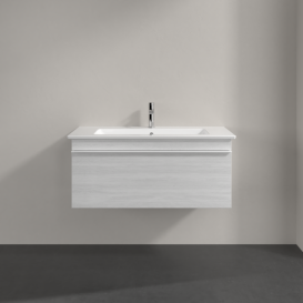 умба під раковину Villeroy & Boch Venticello 95,3х50,2 см ДСП/МДФ біле дерево/ручка алюміній білий A93502E8