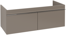 Тумба под раковину Villeroy & Boch Venticello 115,3х50,2 см ДСП трюфель серый/ручка хром A93801VG