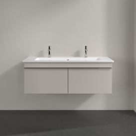 Тумба под раковину Villeroy & Boch Venticello 115,3х50,2 см ДСП мягкий серый/ручка хром A93801VK