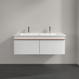Тумба под раковину Villeroy & Boch Venticello 115,3х50,2 см ДСП/МДФ белый матовый/ручка медь A93805MS