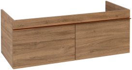 Тумба під раковину Villeroy & Boch Venticello 115,3х50,2 см ДСП дуб канзас/ручка мідь A93805RH