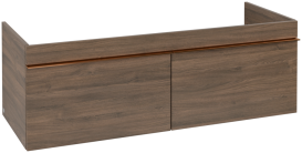 Тумба під раковину Villeroy & Boch Venticello 125,3х50,2 см ДСП дуб аризона/ручка мідь A93905VH