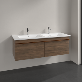 Тумба під раковину Villeroy & Boch Venticello 125,3х50,2 см ДСП дуб аризона/ручка мідь A93905VH