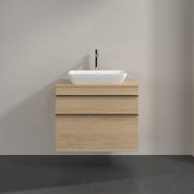 Тумба под раковину Villeroy & Boch Venticello 75,7х50,2 см ДСП северный дуб/ручка хром A94001VJ