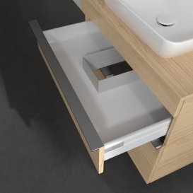 Тумба под раковину Villeroy & Boch Venticello 75,7х50,2 см ДСП северный дуб/ручка хром A94001VJ