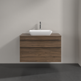 Тумба під раковину Villeroy & Boch Venticello 95,7х50,2 см ДСП дуб аризона/ручка хром A94101VH