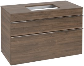 Тумба під раковину Villeroy & Boch Venticello 95,7х50,2 см ДСП дуб аризона/ручка хром A94101VH