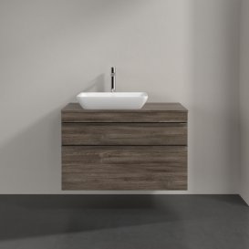 Тумба под раковину Villeroy & Boch Venticello 95,7х50,2 см ДСП каменный дуб/ручка хром A94201RK