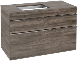 Тумба под раковину Villeroy & Boch Venticello 95,7х50,2 см ДСП каменный дуб/ручка хром A94201RK