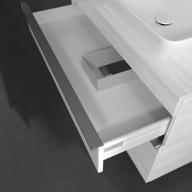 Тумба под раковину Villeroy & Boch Venticello 95,7х50,2 см ДСП/МДФ белое дерево/ручка хром A94301E8