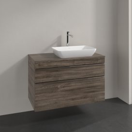 Тумба под раковину Villeroy & Boch Venticello 95,7х50,2 см ДСП каменный дуб/ручка хром A94301RK
