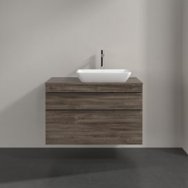 Тумба под раковину Villeroy & Boch Venticello 95,7х50,2 см ДСП каменный дуб/ручка хром A94301RK