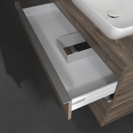 Тумба под раковину Villeroy & Boch Venticello 95,7х50,2 см ДСП каменный дуб/ручка хром A94301RK