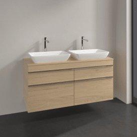 Тумба под раковину Villeroy & Boch Venticello 125,7х50,2 см ДСП северный дуб/ручка хром A94401VJ
