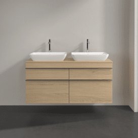 Тумба под раковину Villeroy & Boch Venticello 125,7х50,2 см ДСП северный дуб/ручка хром A94401VJ
