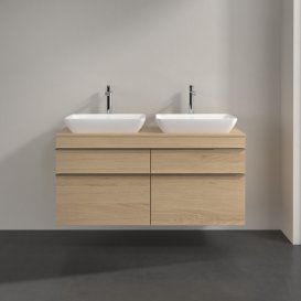 Тумба под раковину Villeroy & Boch Venticello 125,7х50,2 см ДСП северный дуб/ручка хром A94401VJ