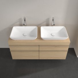 Тумба под раковину Villeroy & Boch Venticello 125,7х50,2 см ДСП северный дуб/ручка хром A94401VJ