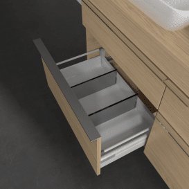 Тумба под раковину Villeroy & Boch Venticello 125,7х50,2 см ДСП северный дуб/ручка хром A94401VJ