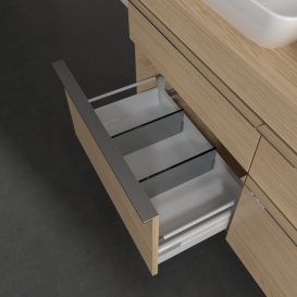 Тумба под раковину Villeroy & Boch Venticello 125,7х50,2 см ДСП северный дуб/ручка хром A94401VJ