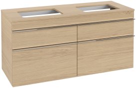 Тумба под раковину Villeroy & Boch Venticello 125,7х50,2 см ДСП северный дуб/ручка хром A94401VJ