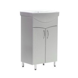 Тумба под раковину Vivia Алекса Д2 60х29 см комбинируется с раковинами LIBRA 60/SOLAS 56 МДФ/ДСП белый А0019955