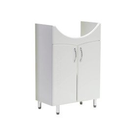 Тумба под раковину Vivia Алекса Д2 60х29 см комбинируется с раковиной Церсания 60 МДФ/ДСП белый А0053376