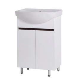 Тумба під раковину Vivia Амалія Д2 55х30,8 см комбінується з раковиною Церсанія 55 МДФ/ДСП білий А0033279
