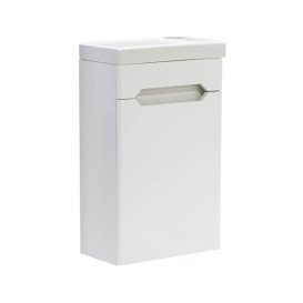 Тумба под раковину Vivia Мини Д1 L 40х22 см комбинируется с раковиной Комо 40 МДФ/ДСП белый А0045713